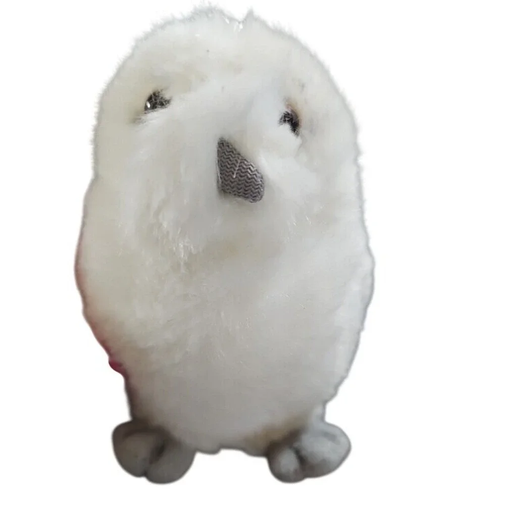 Universal Studios Harry Potter Hedwig Snowy Owl Plush Keychain White 7in